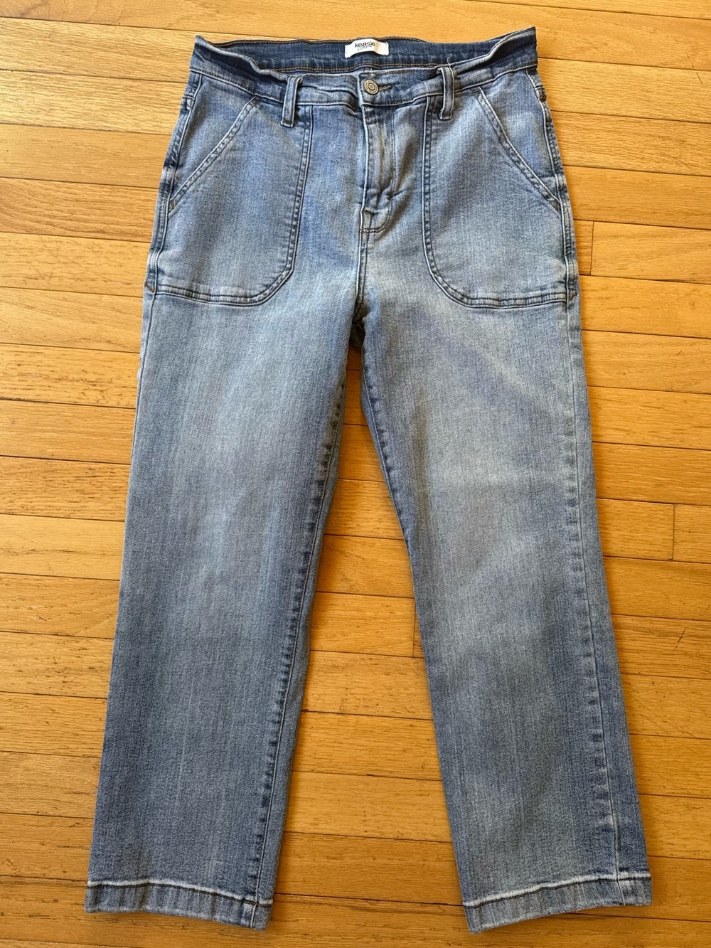 Kensie high rise straight leg jeans 6/28